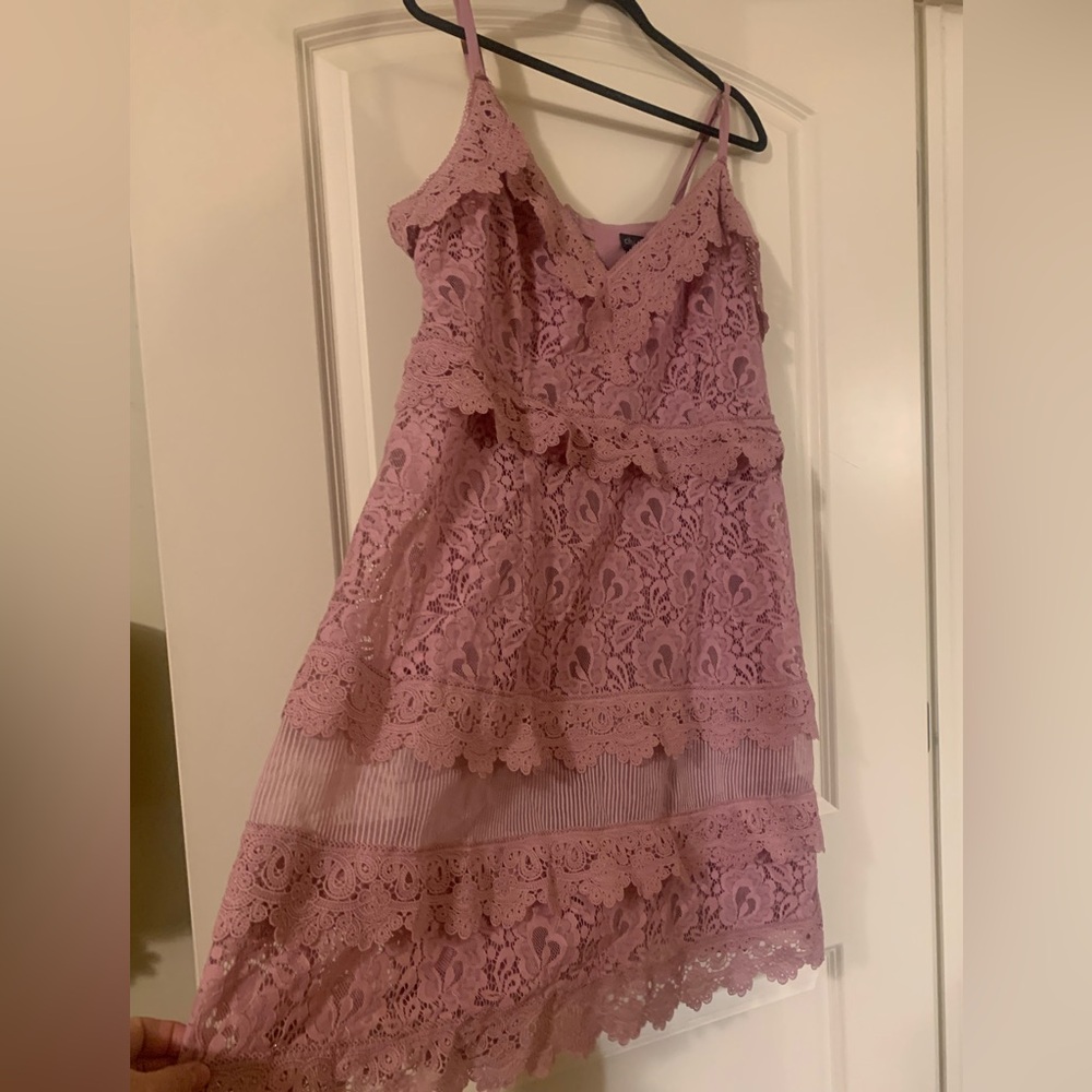 You’re Mauve-lous, Darling Lace Dress